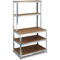 relaxdays Schwerlastregal 10020719_0 grau 100,0 x 60,0 x 180,0 cm relaxdays Schwerlastregal 10020719_0 grau 100,0 x 60,0 x 180,0 cm von RELAXDAYS