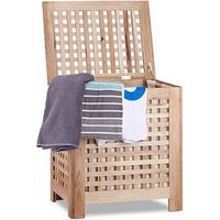 relaxdays Wäschetruhe braun von RELAXDAYS