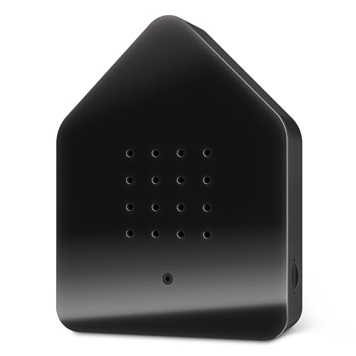 RELAXOUND ORIGINAL Zwitscherbox Black Dark – Moderne Vogelgezwitscher Box – Entspannender Vogelgesang – Bewegungsmelder mit Sound – Naturgeräusche Soundbox von RELAXOUND