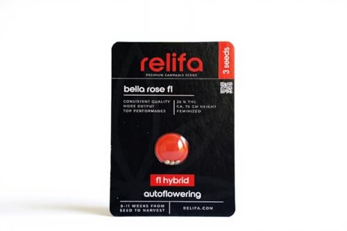Relifa • Bella Rose F1 • Premium F1 Hybrid • Samensorte für Anbauer • Versiegelte Verpackung • 3 Stück von RELIFA