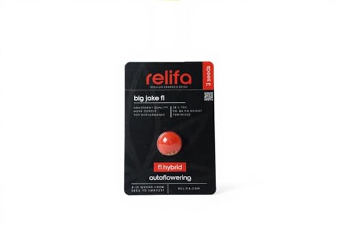 Relifa • Big Jake F1 • Premium F1 Hybrid • Samensorte für Anbauer • Versiegelte Verpackung • 3 Stück von RELIFA