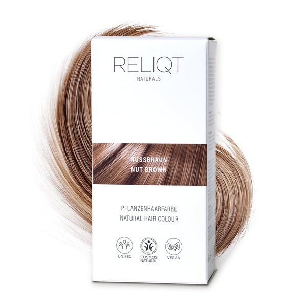 RELIQT Pflanzenhaarfarbe Nussbraun von RELIQT