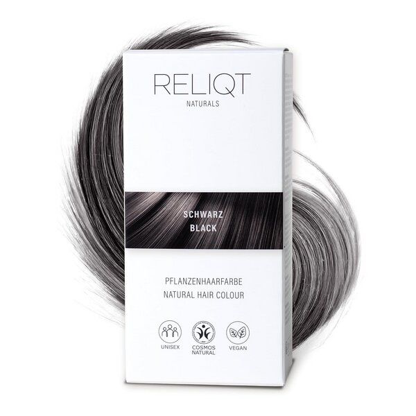 RELIQT Pflanzenhaarfarbe Schwarz von RELIQT