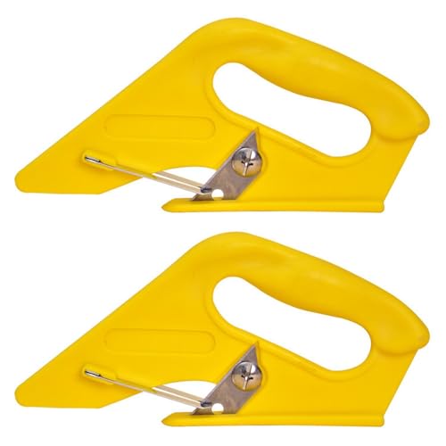 2 Stücke Gelbes Teppichschneidemesser, Kreativer, Vielseitiger, Ergonomisch Bequemer Griff, Wiederverwendbares, Geschnittenes Stoffschneider. 2 Stücke Gelbes Teppichschneidemesser, Kreativer, Vielseitiger, Ergonomisch Bequemer Griff, Wiederverwendbares, Geschnittenes Stoffschneider. von RELKLYU
