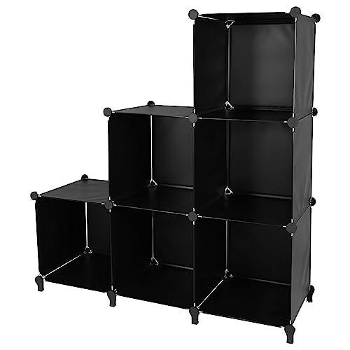 RELOVE Modularer Kleiderschrank, modularer Organizer, tragbarer Kleiderschrank, platzsparender Kleiderschrank, Schrank mit Türen für Schlafzimmer, Wohnzimmer-35 x 35 x 35 cm von RELOVE