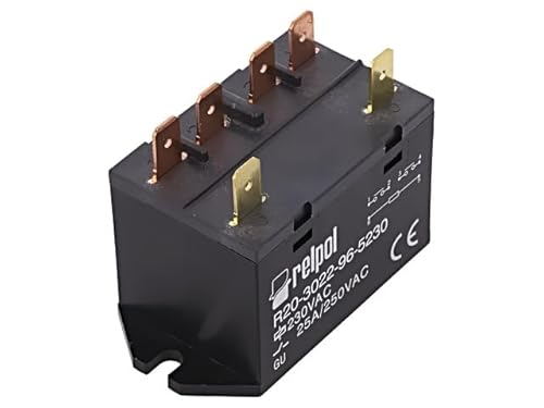 R20-3022-96-5230 Relais: elektromagnetisch DPST-NO USpule: 230VAC 25A 90g RELPOL R20-3022-96-5230 Relais: elektromagnetisch DPST-NO USpule: 230VAC 25A 90g RELPOL von RELPOL