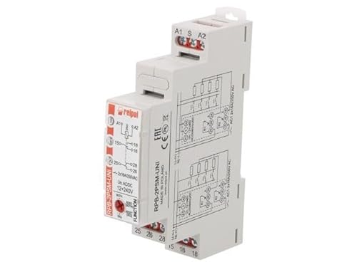 RPB-2PSM-UNI Relais: Installation bistabil DPDT 16A USchalt: max.300VAC RELPOL von RELPOL