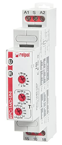 RPC-1MD-UNI - Multifunktions-Zeitrelais, 1 Kontakt, 16 A, 12 bis 240 VAC/DC ansteuerbar, 10 Zeitfunktionen, für Schaltschrank RPC-1MD-UNI - Multifunktions-Zeitrelais, 1 Kontakt, 16 A, 12 bis 240 VAC/DC ansteuerbar, 10 Zeitfunktionen, für Schaltschrank von Relpol