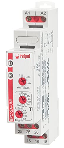 Zeitrelais 1P 1sek-10m 12-240V AC/DC 50/60Hz Multifunktions-Relais RPC-2A-UNI 863217 Zeitrelais 1P 1sek-10m 12-240V AC/DC 50/60Hz Multifunktions-Relais RPC-2A-UNI 863217 von RELPOL