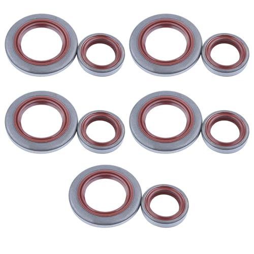 RELYA Öldichtungssatz for Stihl MS440 044 for Kettensägen-Teilenummer 9640 003 1972# 9640 003 1320 Kettensägen-Ersatzteile Leistung von RELYA