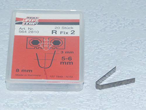 Rema Tip Top Schneidmesser für Rubber Cut 414, 400, R Fix 2 20 Stück, Nachschneidmesser, Profilschneidmesser 564281 von Rema Tip Top
