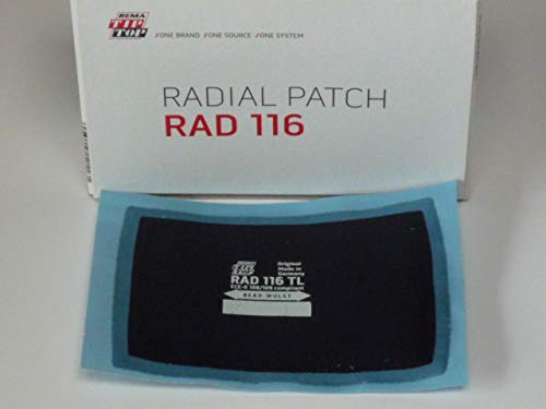 Tip Top RAD 116 TL Reparaturpflaster 10 Stück, Radialpflaster, Reifenreparatur 512116 von REMA TIP TOP