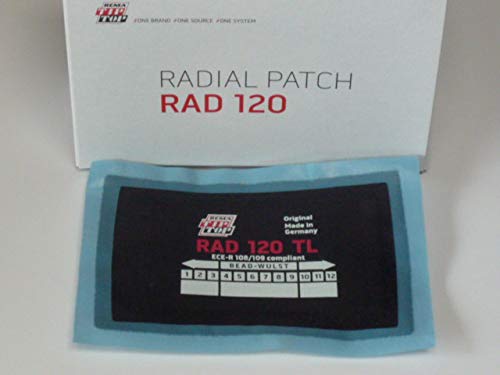 Tip Top RAD 120 TL Reparaturpflaster 1 Stück, Radialpflaster, Reifenreparatur 512120-1 von REMA TIP TOP