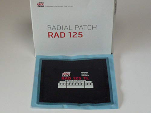 Tip Top RAD 125 TL Reparaturpflaster 10 Stück, Radialpflaster, Reifenreparatur 512125 von REMA TIP TOP