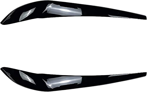 REMAZ Autoscheinwerfer Wimpern Augenbrauen Aufkleber für BMW X3 F25 X4 F26 2014-2017, Frontscheinwerfer Trim Augenlider Deckel Scheinwerferblenden Dekoration,A-Glossy-Black von REMAZ