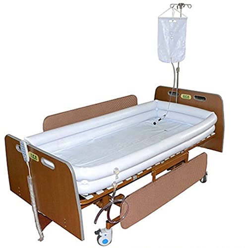 REMEK PVC Aufblasbare Badewanne Dusche, Bad Im Bett Hilfsmittel Mit Wasserbeutel Für Behinderte, Ältere Menschen, Bettlägerige Patientenbad Im Bett von REMEK