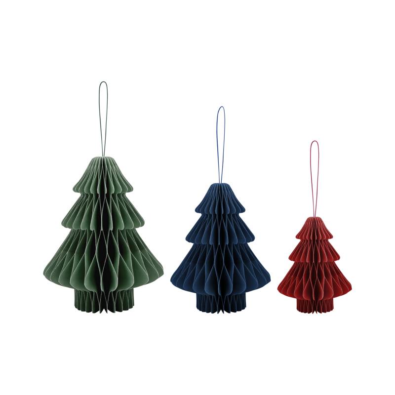 Baumschmuck 'Tannenbäume', 3er-Set von REMEMBER®