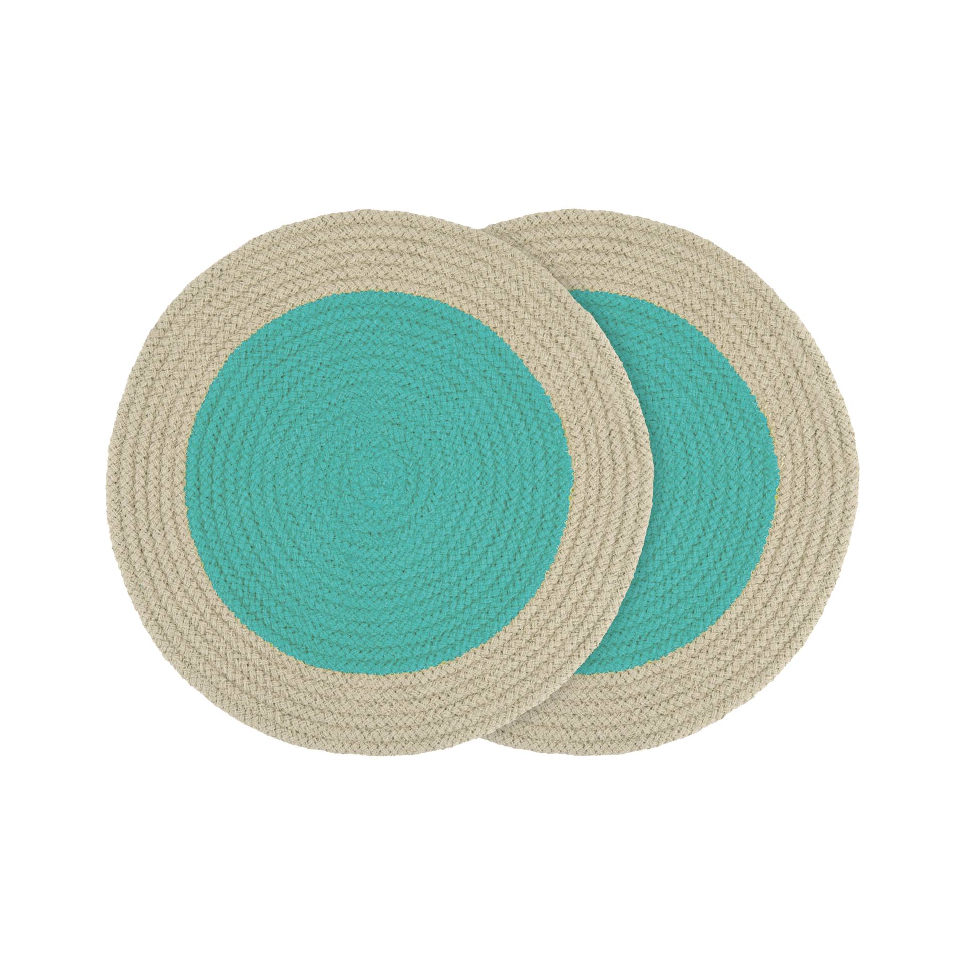 Baumwoll-Tischsets 'Mint', 2er-Set von REMEMBER®