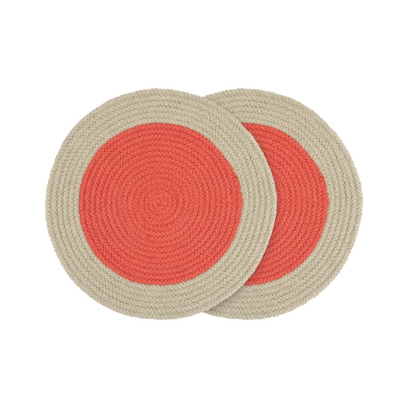 Baumwoll-Tischsets 'Raspberry', 2er-Set von REMEMBER®
