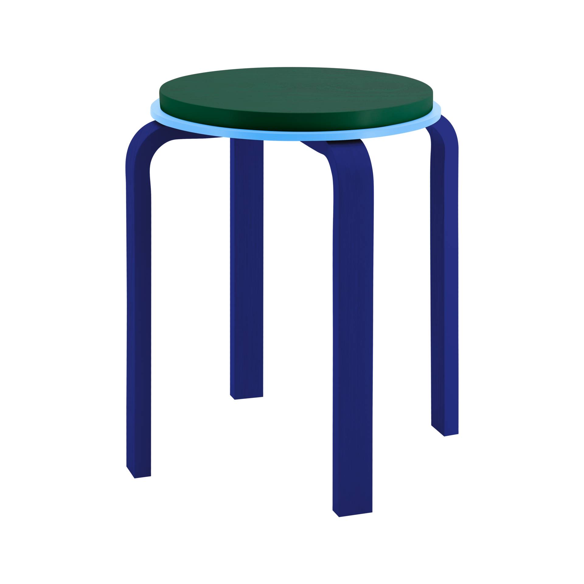 Hocker 'Max' blue von REMEMBER®