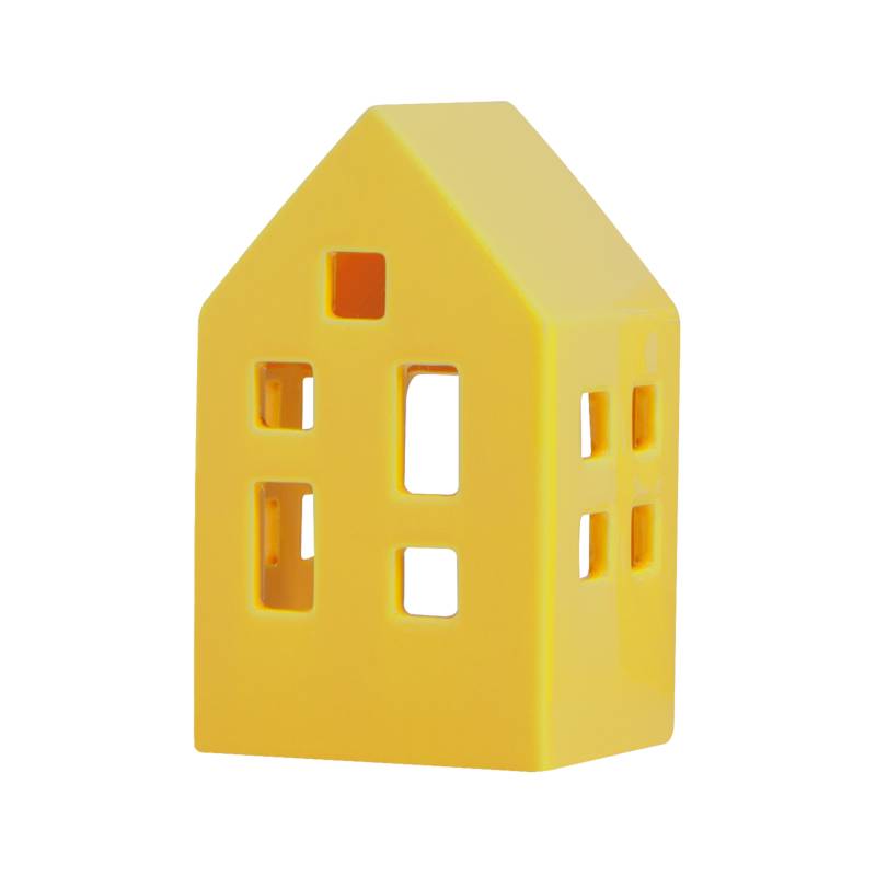 Teelichthaus Nyhavn 'yellow' von REMEMBER®