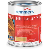 Remmers - HK-Lasur 3in1 hemlock, 0,75 Liter, Holzlasur aussen, 3facher Holzschutz mit Imprägnierung + Grundierung + Lasur, Feuchtigkeit- und von REMMERS