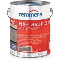 Remmers - HK-Lasur 3in1 Grey-Protect graphitgrau, 5 Liter, Holzlasur für Vergrauung außen, 3 Holzschutz Produkte in einem, Feuchtigkeit- und Remmers - HK-Lasur 3in1 Grey-Protect graphitgrau, 5 Liter, Holzlasur für Vergrauung außen, 3 Holzschutz Produkte in einem, Feuchtigkeit- und von REMMERS
