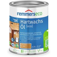 Hartwachs-Öl [eco] eiche hell, 0,75 Liter, Hartwachsöl für innen, natürliche Basis, Beize, Öl und Versiegelung in einem, nachhaltig, vegan - Remmers von REMMERS