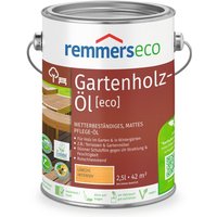 Remmers - Lärchen-Öl [eco], 2,5 Liter, nachhaltiges Lärchenöl, aussen und innen, optimal für Lärche Gartenmöbel oder Lärche Holzterrassen, ökologisch von REMMERS