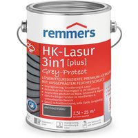 Remmers - HK-Lasur 3in1 Grey Protect [plus] anthrazitgrau, matt, 2,5 Liter, Holzlasur, Premium Holzlasur außen, natürliche Grautöne, 3in1 Holzschutz von REMMERS