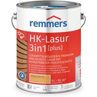 HK-Lasur 3in1 [plus] pinie/lärche, matt, 5 Liter, Holzlasur, Premium Holzlasur außen, 3fach Holzschutz mit Imprägnierung + Grundierung + Lasur von REMMERS