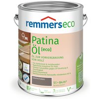 Remmers Patina-Öl [eco] graphitgrau, 5 Liter, nachhaltiges Holzöl grau, innen und außen, vegan, rutschhemmend, natürliche Grautöne für Holz von REMMERS