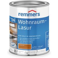 Wohnraum-Lasur kirsche, 0,75 Liter, Holzlasur innen, für Möbel, Böden, Innentüren und Treppen geeignet, mit Abperleffekt - kirsche - Remmers von REMMERS