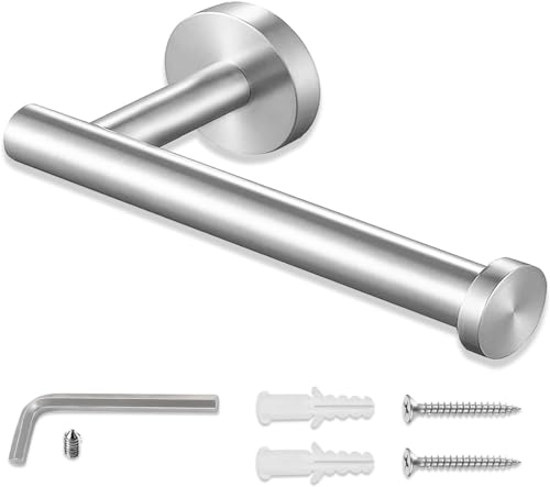 REMMUSSS Toilettenpapierhalter, Klopapierhalter, WC Rollenhalter Klopapierhalter, SUS304 Edelstahl WC Papier Halterung für Badezimmer Toilette Küche, Rostfrei, Schrauben Installation,Gebürstet Silber REMMUSSS Toilettenpapierhalter, Klopapierhalter, WC Rollenhalter Klopapierhalter, SUS304 Edelstahl WC Papier Halterung für Badezimmer Toilette Küche, Rostfrei, Schrauben Installation,Gebürstet Silber von REMMUSSS