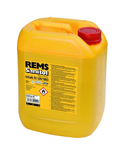 REMS Sanitol Öl – Wasserhahn Synthetik Sanitol Bidon Wasserfass 5L von Rems