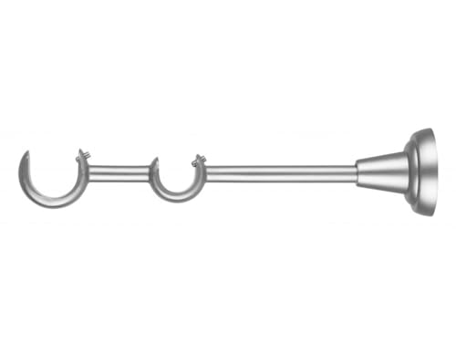 RENA Gardinenstange-Halterung 2-Läufig Wandhalterung für Gardinen Vorhang-Halter aus Metall Gardinenstangenhalter Chrom Matt 25/19 mm RENA Gardinenstange-Halterung 2-Läufig Wandhalterung für Gardinen Vorhang-Halter aus Metall Gardinenstangenhalter Chrom Matt 25/19 mm von RENA