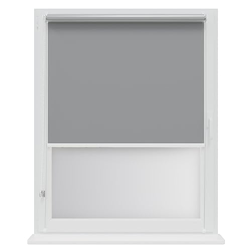 RENA Thermorollo Ohne Bohren Verdunklungsrollo Rollos für Fenster für Innen Klemmrollos Fensterrollo Verdunklung Sichtschutz Sonnenschutz Maßgeschneidertes Rollo Silbergrau 130x230 cm RENA Thermorollo Ohne Bohren Verdunklungsrollo Rollos für Fenster für Innen Klemmrollos Fensterrollo Verdunklung Sichtschutz Sonnenschutz Maßgeschneidertes Rollo Silbergrau 130x230 cm von RENA