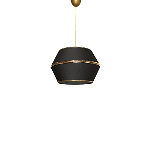 Deckenlampe mit schwarzer Metallstruktur von WELL HOME MOBILIARIO & DECORACIÓN