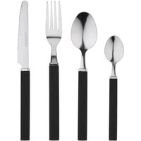 RENBERG Besteckset FUNNY BLACK schwarz Edelstahl 24 tlg. von RENBERG