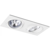 Faretto PASADENA G53 SQ II bianco 12V G53 2x50W Faretto PASADENA G53 SQ II bianco 12V G53 2x50W von RENDL LIGHT