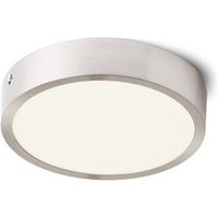 Deckenleuchte hue r 17 Nickel matt 230V led 18W 3000K von RENDL LIGHT