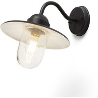 Rendl Light - Wandleuchte beacon schwarz strukturiertes Glas 230V E27 60W IP44 von RENDL LIGHT