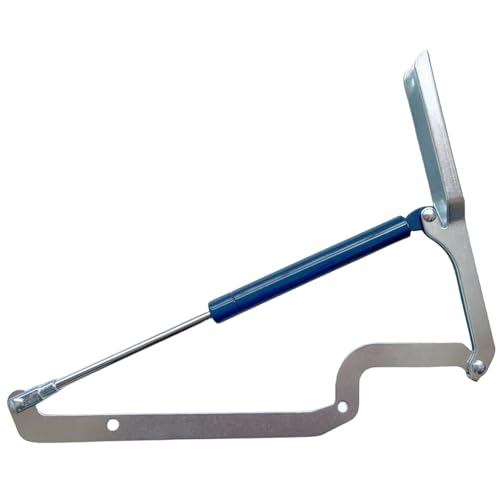 RENGCHONG Deckelstützscharnier für Keter Deckbox, Ersatzteile, Deckelstrebe mit Soft-Close-Hydraulik-Scharnier, silberfarben, RENGCHONG-JL24522 von RENGCHONG
