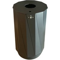 RENNER Abfallbehälter mit Ascher Typ 7007-35, 60 Liter, kobaltblau RENNER Abfallbehälter mit Ascher Typ 7007-35, 60 Liter, kobaltblau von RENNER
