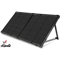 Renogy - 100 w 12 v monokristallines, tragbares, faltbares Solarpanel für netzunabhngige Systeme, Kofferdesign mit integrierter Halterung und von RENOGY