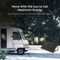 Renogy - 100W 12V monokristallines tragbares faltbares Solarpanel für netzunabhängige Systeme, Kofferdesign mit integriertem Ständer und Renogy - 100W 12V monokristallines tragbares faltbares Solarpanel für netzunabhängige Systeme, Kofferdesign mit integriertem Ständer und von RENOGY