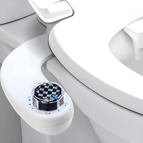 Bidet-Aufsatz für WC-Sitz, selbstreinigender Sprühkopf, Doppeldüsen-Bidet mit einstellbarer Kaltwasser-Druckkontrolle, Front- und Heckwäsche für ältere und schwangere Frauen. Umweltfreundliches Bidet-Aufsatz für WC-Sitz, selbstreinigender Sprühkopf, Doppeldüsen-Bidet mit einstellbarer Kaltwasser-Druckkontrolle, Front- und Heckwäsche für ältere und schwangere Frauen. Umweltfreundliches von RENOOK