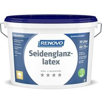 Seidenglanzlatex weiß 10 Ltr. Latexfarbe - Renovo Seidenglanzlatex weiß 10 Ltr. Latexfarbe - Renovo von RENOVO