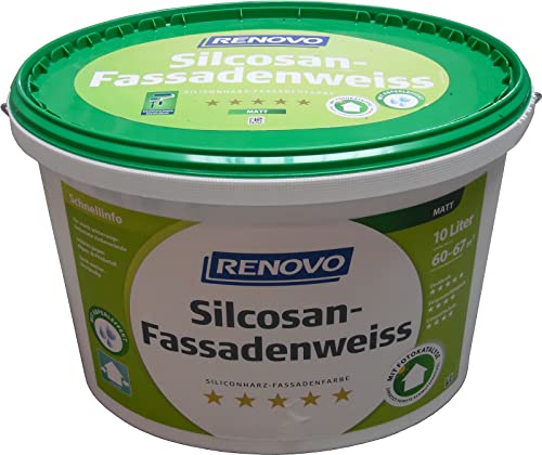 RENOVO,Silcosan-Fassadenweiß, 10 Liter,10 l von Renovo