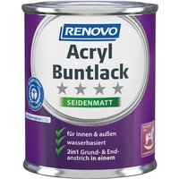 RENOVO Acryl-Buntlack, telemagenta RAL 4010, seidenmatt, 125ml - rot von RENOVO